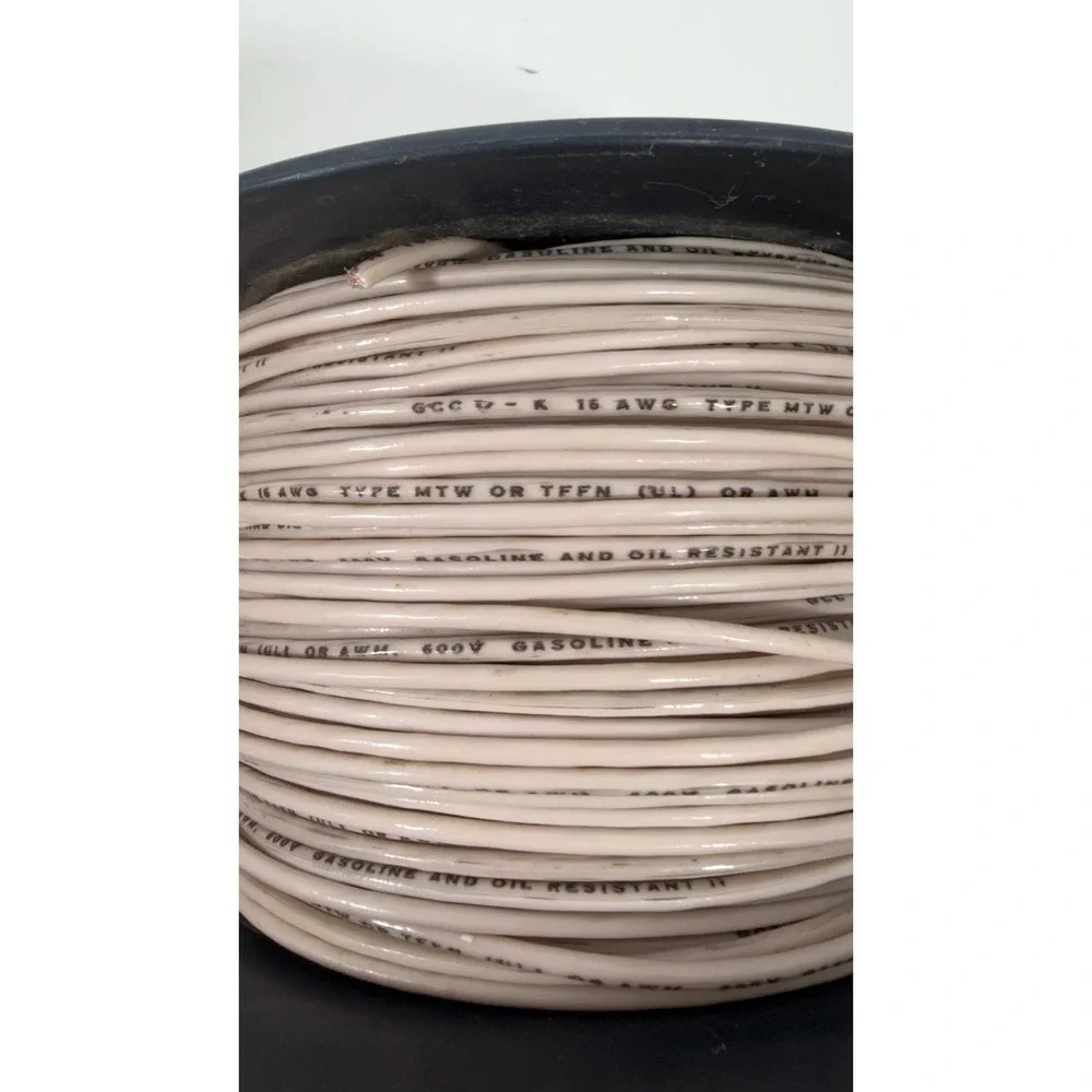 GCC 16 AWG Type MTW TFFN Wire 600V Gasoline Oil Resistant Tan Spool Tech